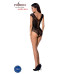 Бодістокінг Passion BS064 One Size, Black, боді, закрите плече, відкритий доступ - Фото №4