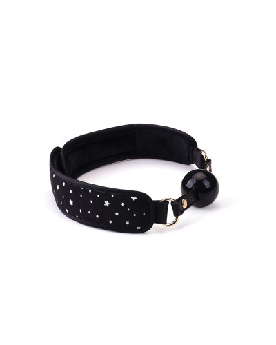 Набор Liebe Seele Stary Nights 7pcs Bondage Kit, фиксаторы, ошейник с поводком, кляп, флоггер, маска - Фото №3