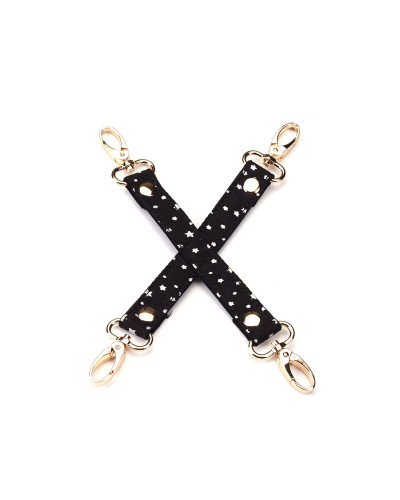 Набор Liebe Seele Stary Nights 7pcs Bondage Kit, фиксаторы, ошейник с поводком, кляп, флоггер, маска - Фото №5