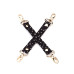 Набор Liebe Seele Stary Nights 7pcs Bondage Kit, фиксаторы, ошейник с поводком, кляп, флоггер, маска - Фото №5