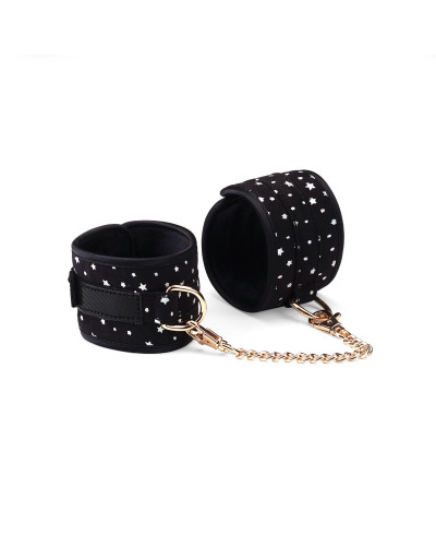Набор Liebe Seele Stary Nights 7pcs Bondage Kit, фиксаторы, ошейник с поводком, кляп, флоггер, маска - Фото №8
