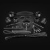 Набір Liebe Seele Temptation Bondage 8pcs Kit, фіксатори, нашийник з повідцем, кляп, флогер, маска - Фото №2