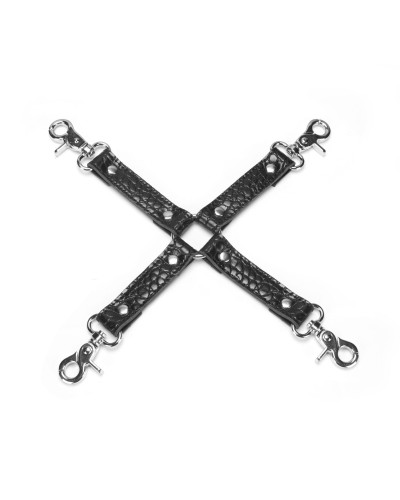 Набір Liebe Seele Temptation Bondage 8pcs Kit, фіксатори, нашийник з повідцем, кляп, флогер, маска - Фото №9