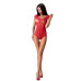 Бодістокінг Passion BS064 One Size, Red, боді, закрите плече, відкритий доступ - Фото №2