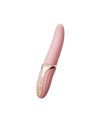 Вібратор Zalo – EVE Sakura Pink, вібрація + ротація, імітація язичка, підігрів до 39 °C - Фото №1
