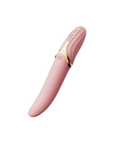 Вібратор Zalo – EVE Sakura Pink, вібрація + ротація, імітація язичка, підігрів до 39 °C - Фото №6