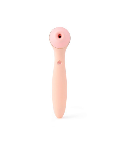 Вакуумный стимулятор с вибратором KISSTOY Polly Max Pink - Фото №1