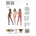 Бодістокінг Passion BS066 One Size, Red, комбінезон, імітація панчіх і пояса з гартерами - Фото №5