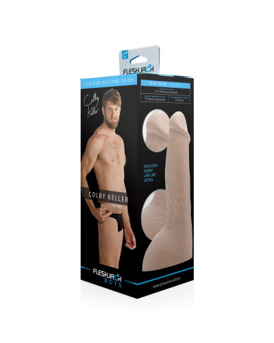 Фаллоимитатор Fleshjack Boys: Colby Keller Dildo, по слепку пениса порноактера - Фото №5