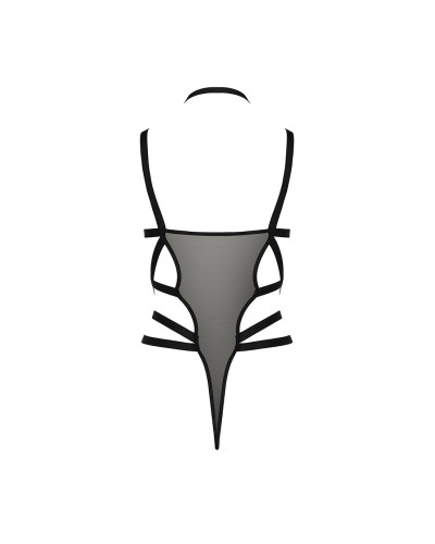 Боді-монокіні Passion Exclusive HAGAR BODY L/XL, black - Фото №6