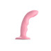 Насадка для страпона с двойной точечной пульсацией Strap-On-Me TAPPING DILDO WAVE – CORAL PINK, М - Фото №1