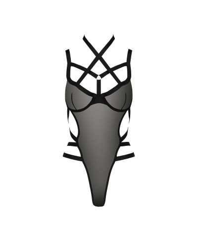 Боди-монокини Passion Exclusive HAGAR BODY XXL/XXXL, black - Фото №5