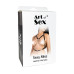 Жіноча портупея з натуральної шкіри Art of Sex - Miss Sexy, колір Чорний, розмір L-2XL - Фото №5