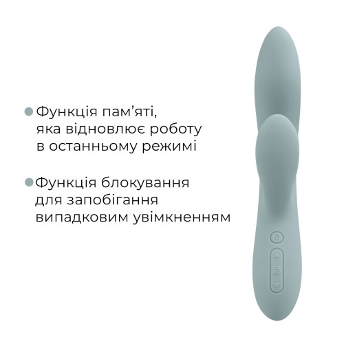 Смарт вібратор-кролик Svakom Chika, 2 незалежні мотори, підігрів до 38 °C