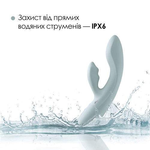 Смарт вібратор-кролик Svakom Chika, 2 незалежні мотори, підігрів до 38 °C