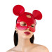 Шкіряна маска мишки Art of Sex - Mouse Mask, колір Червоний - Фото №1