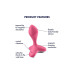 Анальна пробка з вібрацією Satisfyer Game Changer Pink (м'ята упаковка!!!) - Фото №5