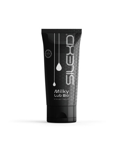 Лубрикант SilexD Milky Lub Bio на водній основі, з імітацією сперми, 100 мл - Фото №1