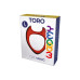 Эрекционное кольцо Wooomy Toro L Red - Фото №3