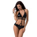 Боді монокіні під латекс Passion Exclusive LAMIS BODY S/M, black - Фото №1