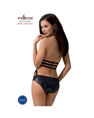 Боді монокіні під латекс Passion Exclusive LAMIS BODY S/M, black - Фото №2