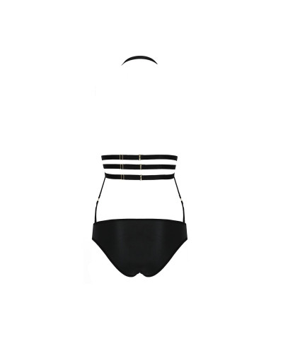 Боді монокіні під латекс Passion Exclusive LAMIS BODY S/M, black - Фото №6