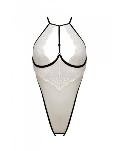 Боди с доступом Passion CHIKA BODY S/M, cream - Фото №3