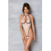 Боди с доступом Passion CHIKA BODY S/M, cream - Фото №6