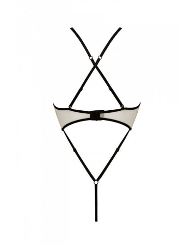 Боді з доступом Passion CHIKA BODY XXL/XXXL, cream - Фото №4