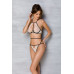Комплект білизни Passion CHIKA SET, L/XL, cream, топ, трусики - Фото №6