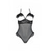 Еротичне боді Passion DOLLY BODY, XXL/XXXL, black, з відкритими чашками - Фото №3