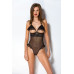 Еротичне боді Passion DOLLY BODY, XXL/XXXL, black, з відкритими чашками - Фото №5