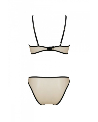 Комплект Passion LORINA SET, XXL/XXXL, beige, бюстгальтер и трусики - Фото №4