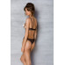 Эротическое боди Passion MARINA BODY, L/XL, beige, с открытыми чашками - Фото №7