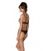 Эротическое боди Passion MARINA BODY, XXL/XXXL, beige, с открытыми чашками - Фото №2