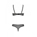Эротическое боди Passion MARINA BODY, XXL/XXXL, black, с открытыми чашками - Фото №4