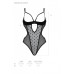 Эротическое боди Passion MARINA BODY, XXL/XXXL, black, с открытыми чашками - Фото №5