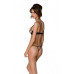 Еротичний комплект Passion MARINA SET WITH OPEN BRA, XXL/XXXL, beige, відкриті чашки - Фото №2