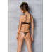 Еротичний комплект Passion MARINA SET WITH OPEN BRA, S/M, black, відкриті чашки - Фото №7