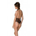 Еротичне боді Passion TRISHA BODY, S/M, beige, з відкритими чашками - Фото №2
