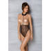 Еротичне боді Passion TRISHA BODY, S/M, black, з відкритими чашками - Фото №6