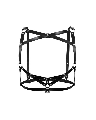 Портупея кожаная женская Art of Sex - Leather Sheron L-2XL, черная - Фото №3