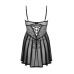 Еротичний комплект Obsessive Chemeris babydoll & thong XL/2XL, пеньюар та стрінги - Фото №4