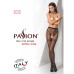 Колготки-бодістокінги Passion S012 One Size, Black, імітація панчіх, пояса та мереживних трусиків - Фото №7