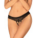 Трусики с доступом Obsessive Chemeris crotchless panties XL/2XL - Фото №1