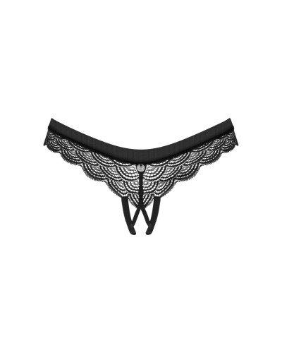 Трусики с доступом Obsessive Chemeris crotchless panties XL/2XL - Фото №5
