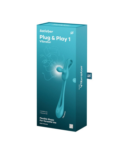 Мультивибратор Satisfyer Plug & Play 1, для нее и для него, 2 мотора - Фото №8