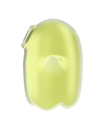 Вакуумний кліторальний стимулятор з вібрацією Satisfyer Glowing Ghost Yellow, світиться в темряві - Фото №3