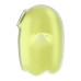Вакуумний кліторальний стимулятор з вібрацією Satisfyer Glowing Ghost Yellow, світиться в темряві - Фото №3