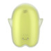 Вакуумний кліторальний стимулятор з вібрацією Satisfyer Glowing Ghost Yellow, світиться в темряві - Фото №5